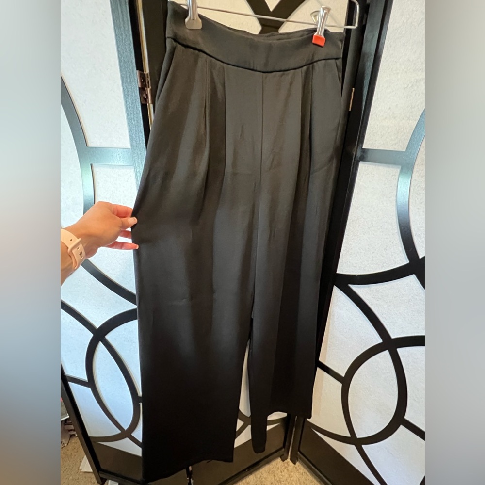 Silky wide leg trousers size small
